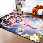 Sailor Prinditud vaip Elutuba Kodu Lounge Mat Moon vaip k&ouml;&ouml;gimatt Diivan Laud Vaip t&uuml;drukute toa vaip Anti Slip Tool padi 100x150cm(39x59 in)