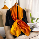 Kvaliteetsed luksuslikud siidist sallid peapael Sallid kaelasall naistele kett siidist sall naiste dekoratiivne sall 110-110cm