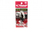 Shout 43-TA Twin Assist Double Barb konksud rigged suurus 3/0 (5850)