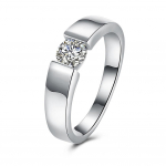 Charm 925 Sterling Silver s&otilde;rmused naistele, kristallsuurus 7/8/9/10 moeehted 8