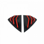 Carbon Fiber pattern black Side after Window trim decoration Posterior triangle Trims For THE ALL-NEW MAZDA 3 Hatchback hatchback