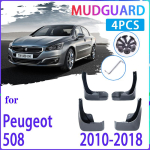 4 tk auto porilapid Peugeot 508 2010~2018 2011 2012 2013 2014 2015 porikaitse pritsmekaitsed poritiibad auto black