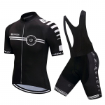 Suvine l&uuml;hike ratsutamine jalgratas Jalgrattar&otilde;ivaste komplekt Meeste Spordikampsunid Kost&uuml;&uuml;mid Mustad Bib Pants S
