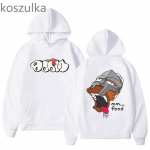 Mf Doom Hoodie Mehed Naiste vabaaja Unisex t&auml;navar&otilde;ivad Mood kapuutsid S&uuml;gistalveriided Pikkade varrukatega dressipluusid S valge