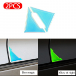 SEAMETAL helendav autoukse nurga katte kaitseraua kokkup&otilde;rkevastase kaitse kleebise kaunistus 2pcs