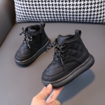 Uued lastejalatsid Poistele Nahast saapad T&uuml;drukutele Moodsad saapad Trendikad kingad 21 must