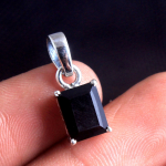 Sinine topaas smaragd amet&uuml;st must on&uuml;ks ripats 925 sterlingh&otilde;be peen ehted naiste ripats must