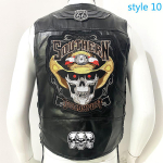 Harley Mootorrattavest Puhast lambanahast Meeste Nahast Vest Rattavesti Moodne Meeste Nupp XXL gray