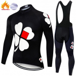 Thermal Smile FDJ rattakost&uuml;&uuml;m meestele, talves&auml;rk, m&auml;gijalgratas, 2023 M