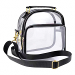 Kerge tolmukindel messengeri kott, l&auml;bipaistev ja l&auml;bipaistev &otilde;lakott must