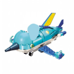 Ehitusplokid 3702 allveelaevade v&auml;ikese sambaga purjekala paadikoostu mudel, laste kokkupandud ja sisestatud m&auml;nguasjad