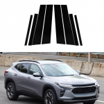 Chevrolet Trax 2024 poleeritud sambapostidele, auto akna trimmikatte BC veerukleebised
