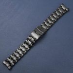 CICIDD Arc Interface peenterasest kellarihma asendus Casio EF-550D kella tarvikud roostevabast terasest meeste kellakett 22mm 22 must