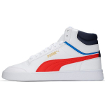 Puma Shuffle Mid Valge High Risk Punane Unisex Tossud Peacoat Team-Gold 380748-03 36