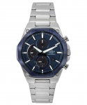 Casio Edifice Analog Slim Line safiirkristallkronograafiga, sinise sihverplaadiga p&auml;ikesepaneeliga EFS-S570DB-2A 100M meeste k&auml;ekell sinine