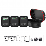 SYNCO G2A2 Pro Juhtmevaba Mikrofonis&uuml;steem 1 Vastuv&otilde;tja ja 2 Mikrofoniga 200M Edastuskaugus 6 1 Receiver & 2 Microphones must