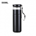 500 ml Creative isoleeritud tass filtriga teekeetjaga roostevabast terasest termospudel koos klaasist infusiooniga eraldab tee ja vee