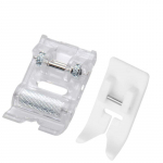 2tk rull&otilde;mblusmasina pressjalg pluss mittekleepuv siksakiline pressjalg Singer Brotheri madala varrega &otilde;mblusmasinale 2pcs