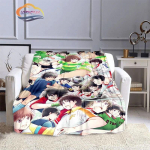 Captain Tsubasa multifilmi tekk jalgpalli kicers sari Flanellvillane konditsioneer Soe diivanikate uinak 75x90cm