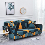 Stretch spandex diivani kate Elastne diivanikate elutoa geomeetrilise tr&uuml;kiga libisemisvastased pestavad m&ouml;&ouml;bli kaitsekatted 1Pc 3-seat 190-230cm