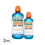Thera Breath Oral Rinse Icy Mint 1L + 473ml set, 1473ml, 2 sets