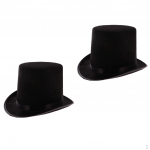 2 Fedora Top Hat Steampunk Ametlik Tuxedo Topper Cosplay kost&uuml;&uuml;m