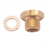 Temperatuuri m&otilde;&otilde;teseadme l&uuml;hike adapter 1/8 NPT pistikupesa M14 X 1,5 pistikuga