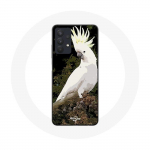 &Uuml;mbris Samsung Galaxy A32 5G Cockatoos valgete papagoide jaoks puul