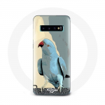 &Uuml;mbris Samsung Galaxy S10 Parakeets Parrots Blue jaoks