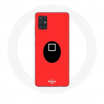 &Uuml;mbris Samsung galaxy A71 Squid Game maski s&otilde;duri Square jaoks