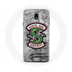 &Uuml;mbris Samsung Galaxy S5 Riverdale'i l&otilde;unapoolse madude logo jaoks