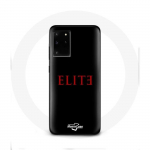 &Uuml;mbris Samsung Galaxy S11 Plus Elite 5. hooaja punase logoga, must taust
