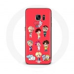 &Uuml;mbris Samsung Galaxy S6 BTS TinyTAN Animatsiooni BT21 plakati jaoks