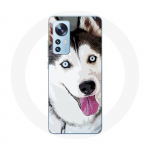 Coque pour Xiaomi Mi 12 / 12X Husky Blanc de Sib&eacute;rie Yeux Bleus