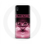 Coque pour Samsung Galaxy A10 Wallpaper diamante Blackpink Kpop Logo Rose - Maniacase