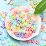 Helmed Kreemjas K&auml;sitsi valmistatud Materjalid Macaron V&auml;rv DIY Viieharuline t&auml;ht 200tk Mood K&auml;ev&otilde;ru Kaelakee Ehted Aksessuaarid T&ouml;&ouml;riistad 200pcs