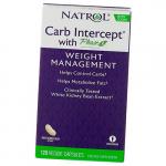 S&uuml;sivesikute blokaator, Valge oa ekstrakt, Carb Intercept koos faasiga 2, Natrol (02358001) 120vcaps