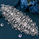 1 tk Pruudi Rhinestone Peaehe Kristallist Juuksepael S&auml;delevad Juukseehted Pulmapeo Juukseaksessuaarid Naistele HP240-S