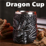 3D Dragon &Otilde;llekruus Vaigust k&auml;sit&ouml;&ouml; Kodubaari kaunistus roostevabast terasest vesi kohvitass Viking Tankard joogin&otilde;ud peotarbed viskiklaasist veinitass