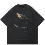 T&auml;navar&otilde;ivad Dobermann Graafiline Unisex T-s&auml;rk Puuvillane Pestud Must Ts&auml;rk Unisex Tops T-s&auml;rk Suvine l&uuml;hikeste varrukatega T-s&auml;rk S must