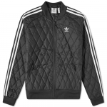 Adidas Originals Trefoil Tikitud Logo Soojendav Puuvillane Jakk Meeste &Uuml;ler&otilde;ivad Must H11439 XL