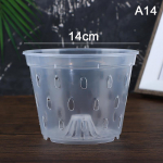 1 tk lillepott Aia istutusmasin aukudega drenaažipotid L&auml;bipaistvad orhideekorvid Plastikust hingavad lillepotid Aksessuaarid A14
