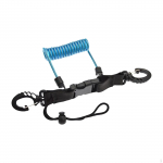 Sukeldumiskaamera kaotsiminekuvastane kaelarihm vedruspiraalk&ouml;is Kerge sukeldumine Transparent Blue