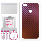 apgo skin sticker film foil vinyl for the BACK compatible with Honor 9 Lite, scratch-resistant, easy to install - Carbon Chameleon CAKA5