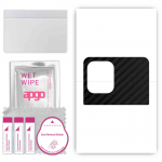 apgo Protective Skin Sticker for the back compatible with Oppo Find X3 Pro Lensman, Wrap Film, Foil, Vinyl - Pattern Carbon Black