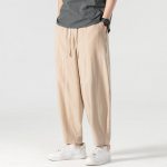 P&uuml;ksid Suured Suvised Meeste Puuvillased K&otilde;rged Suured Suurused Laia s&auml;&auml;rega Linane P&uuml;ksid Suurem&otilde;&otilde;dulised Jooksup&uuml;ksid Meestele Suures suuruses avarad p&uuml;ksid Meestele 9XL beež