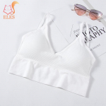 L-2XL Naiste rinnahoidja vest Crop Bralette Fashion Spaghetti Strap varrukateta Sling Vest T-s&auml;rk, suur suurus 2XL valge