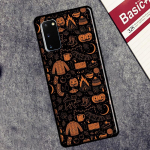 S&uuml;gislehtede Fall Fox Pumpkin &uuml;mbris Samsung Galaxy S10 S9 S8 Note 10 Plus Note 20 Ultra S20 FE S22 S21 Ultra Cover jaoks Galaxy S8