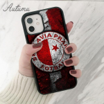 Slavia Praha T&scaron;ehhi lipuga telefoni&uuml;mbris iPhone 11 12 13 14 Pro Max mini XR XS SE 2020 7 8 Plus Samsung Galaxy S21 S22 kesta jaoks iPhone X or XS