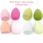 4/8tk Jumestusk&auml;sn Blender Beauty Egg Cosmetic Puff Pehme jumestusk&auml;snad Puudripuhv Naiste meigitarvikud Ilut&ouml;&ouml;riistad